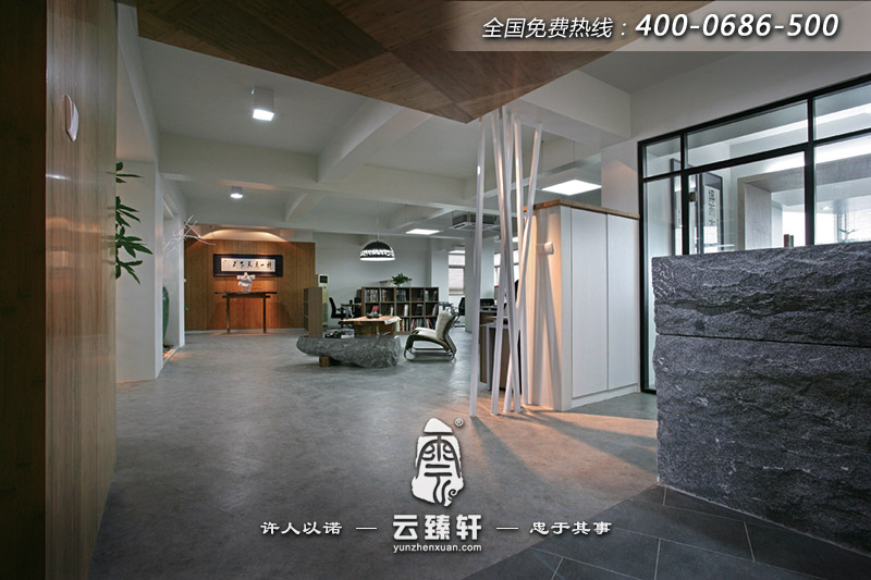 樸素淡雅的中式辦公室設(shè)計